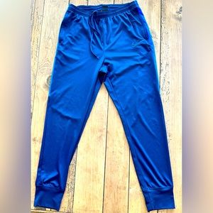 Nike Joggers tapered bottom Mens Large Blue